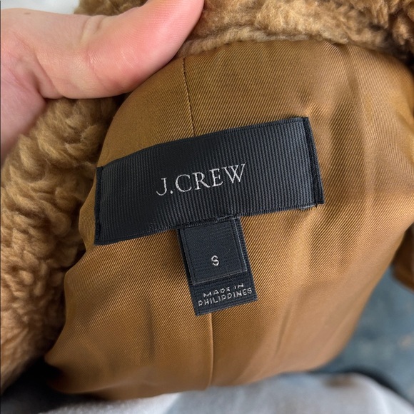 J Crew Tan Teddy Vest - Picture 4 of 5